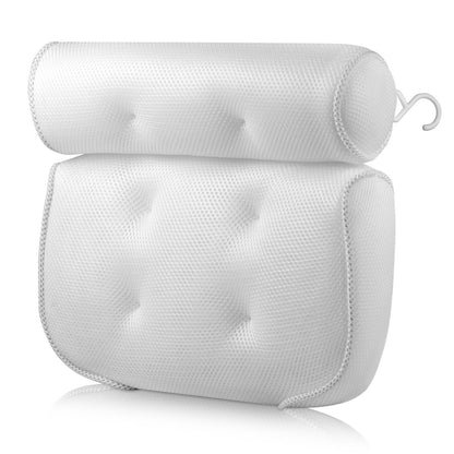 Bath Pillow-Bathroom Suction Cup Pillow Mesh