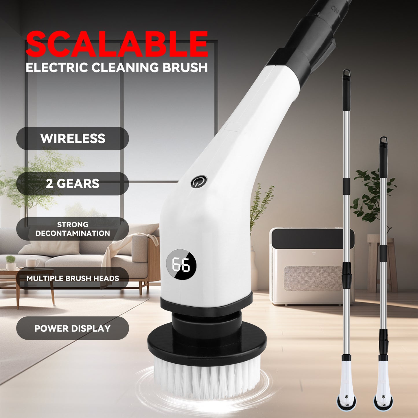 Cleaning Brush 7-in-1 - Household Multi-functional and Rechargeable