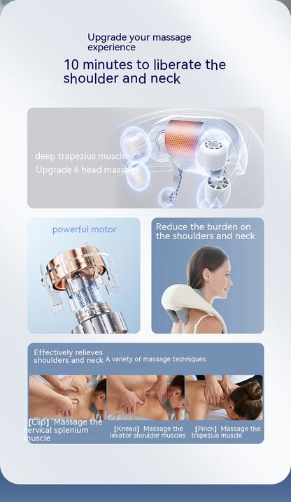 Neck Massager Neck, Shoulders,Back and legs with Heat element