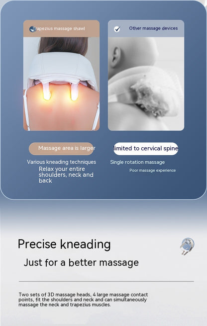 Neck Massager Neck, Shoulders,Back and legs with Heat element